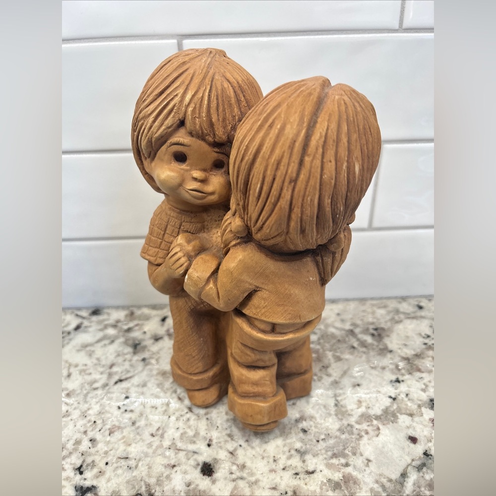 Vintage Fannykins Dancin Girl & Boy Dancing Statue Figurine Hugging Bill Mack